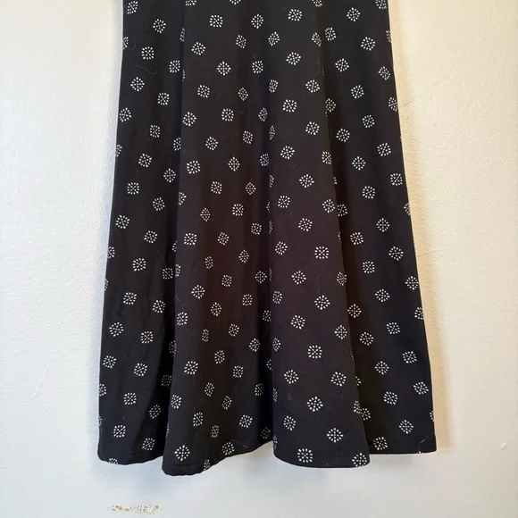 nine britton Lizzy Brushed Knit Dress Black Crisscross Back Size Small - Picture 6 of 12